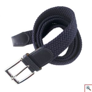 Μπλέ Πλεκτή Ελαστική Ανδρική Ζώνη