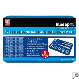 Bluespot Σετ Κασετίνα Εγκατάστασης Τσιμούχας - Φλάντζας σε Ρουλεμάν 17 Τεμαχίων