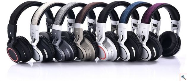 Ασύρματα & Ενσύρματα Ακουστικά Bluetooth Headphones Aux, Handsfree με Μικρόφωνο - Foldable Wireless Headset Noise Canceling
