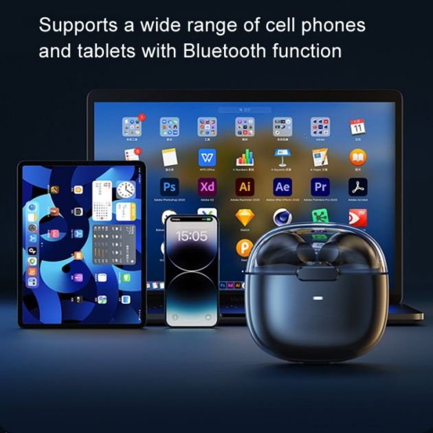 Ασύρματα Ακουστικά Bluetooth με Noise Cancellation και Θήκη Φόρτισης - Remax CozyBuds W18 Μαύρο