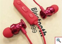 Bluetooth Ακουστικά Μαγνητικά με Μικρόφωνο STN-999