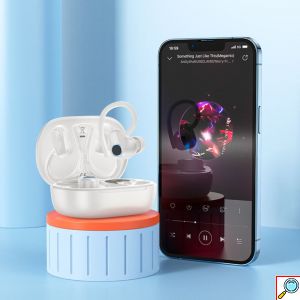 Bluetooth Handsfree In-Ear Ακουστικά με Θήκη Φόρτισης & Άγκιστρο Αυτιού