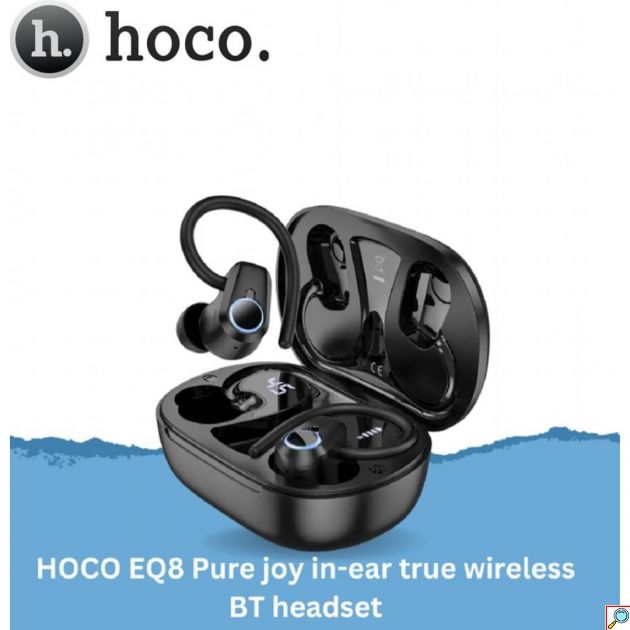 Bluetooth Handsfree In-Ear Ακουστικά με Θήκη Φόρτισης & Άγκιστρο Αυτιού