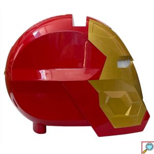 Ασύρματο Ηχείο Bluetooth 5W και Βάση Κινητού Iron Man Κόκκινο-Χρυσαφί