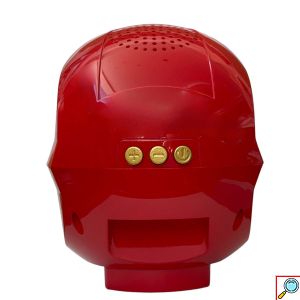 Ασύρματο Ηχείο Bluetooth 5W και Βάση Κινητού Iron Man Κόκκινο-Χρυσαφί