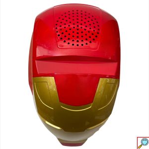 Ασύρματο Ηχείο Bluetooth 5W και Βάση Κινητού Iron Man Κόκκινο-Χρυσαφί