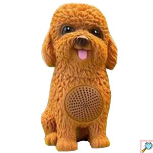 Bluetooth Ηχείο - Σκυλάκι Poodle με Ραδιόφωνο & 4 Ώρες Μπαταρία - Καφέ