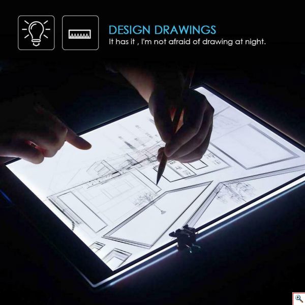 LED Πάνελ Φωτισμού για Σχεδίαση & Ζωγραφική - Tablet Ακρυλικό για Ξεπατικωτούρα