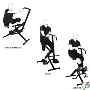 BodyFire Έξυπνο Πτυσσόμενο Πολυόργανο Γυμναστικής Όλα σε 1 με LCD Οθόνη Ενδείξεων