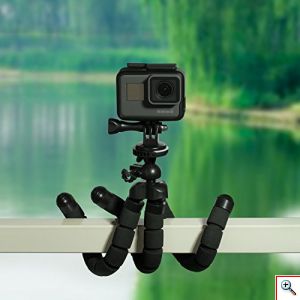 Μίνι Ευλύγιστο Τρίποδο για Κάμερες, Κινητά, Actioncam με Ευλύγιστα Αφρώδη Πόδια - Octopus Mini Universal Smartphone Tripod & Adjustable Stand