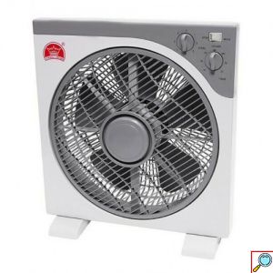 CROWN Ισχυρός Επιδαπέδιος Ανεμιστήρας Box Fan 40W 3 Ταχυτήτων με Χρονοδιακόπτη 