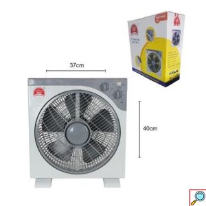 CROWN Ισχυρός Επιδαπέδιος Ανεμιστήρας Box Fan 40W 3 Ταχυτήτων με Χρονοδιακόπτη 