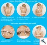 Ανόρθωση Στήθους με 'Ενα Clip' - Strap Bra Clips - Σετ των 6 τεμαχίων