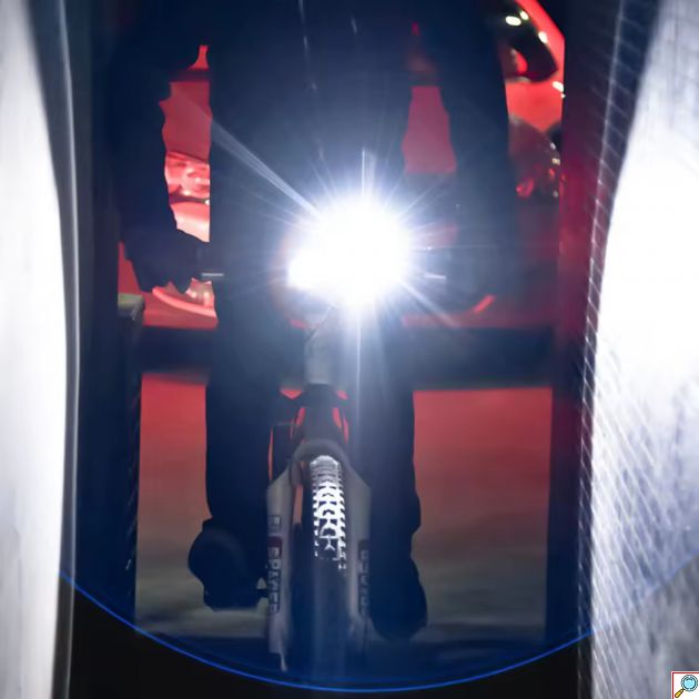 Μπροστινό Φως Ποδηλάτου LED - Μαύρο