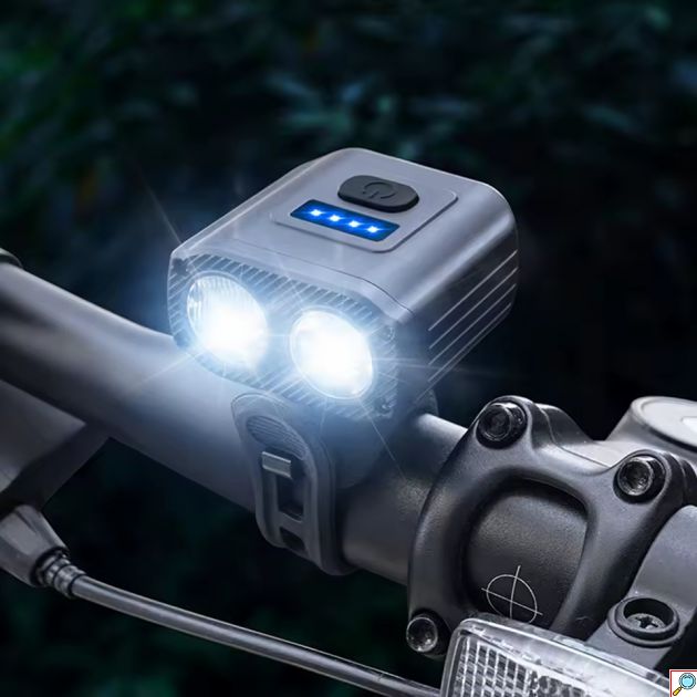 Μπροστινό Φως Ποδηλάτου LED - Μαύρο