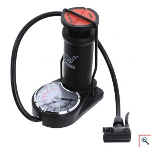 Μίνι Χειροκίνητη Τρόμπα Ποδιού 12 bar / 170 psi με Μανόμετρο - Buster Mini Foot Pump 