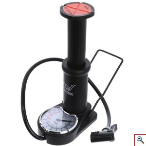 Μίνι Χειροκίνητη Τρόμπα Ποδιού 12 bar / 170 psi με Μανόμετρο - Buster Mini Foot Pump 