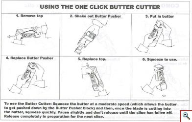 Έξυπνος Κόφτης Βουτύρου σε Φέτες με μια Κίνηση.