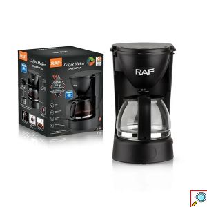 RAF Καφετιέρα Φίλτρου Γαλλικού Καφέ για 6 Φλυτζάνια 650W Μαύρη