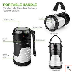 Ηλιακός Φακός με Led για Camping GSH 7099A 1W+16LED