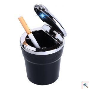 LED Φωτιζόμενο Φορητό Σταχτοδοχείο Τασάκι Αυτοκινήτου - Car Ashtray