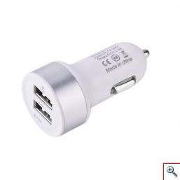 Διπλός Φορτιστής Αυτοκινήτου Mini High Power Dual Car USB Charger 2,1A