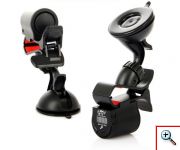 Βάση Αυτοκινήτου με Ασύρματο Πομπό FM Stereo, Bluetooth Hands-Free και Ενσωματωμένο Ηχείο