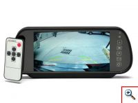 Καθρέφτης Αυτοκινήτου Οθόνη 7in USB/SD Player με Bluetooth & Κάμερα Οπισθοπορείας