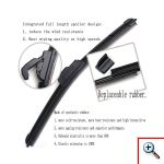 Υαλοκαθαριστήρες Σιλικόνης Αθόρυβης Λειτουργίας - IRON KING - Σετ 2 τεμαχίων