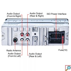 Ηχοσύστημα Mp3 Player Αυτοκινήτου 5x Color +RGB με Bluetooth USB,SD,AUX FM Radio & Τηλεχειριστήριο 920S-BT-OEM