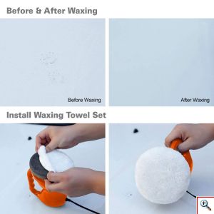 Αλοιφαδόρος - Τριβείο Γυαλίσματος Αυτοκινήτου 12V - Car Waxing Polishing Machine