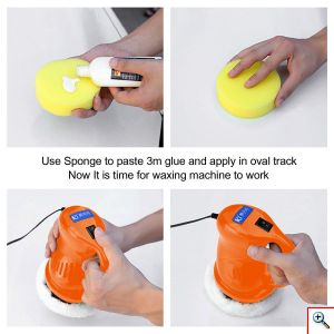 Αλοιφαδόρος - Τριβείο Γυαλίσματος Αυτοκινήτου 12V - Car Waxing Polishing Machine