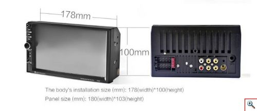 Οθόνη Αφής Αυτοκινήτου Bluetooth - Multimedia 7 inch Car Audio Stereo MP5 Player 7060B