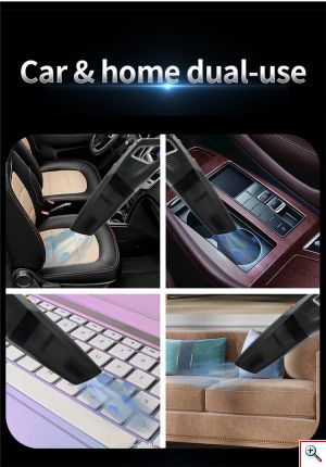 CaRsun Ηλεκτρικό Σκουπάκι Αυτοκινήτου Στερεών / Υγρών 100W C1398