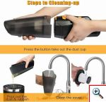 CaRsun Ηλεκτρικό Σκουπάκι Αυτοκινήτου Στερεών / Υγρών 100W C1398