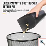 Carsun TURBO Ηλεκτρικό Σκουπάκι Στερεών, Τρόμπα Αέρος 12V με Επαναχρησιμοποιούμενο Φίλτρο, Φωτισμό LED & Οθόνη Ελέγχου Πίεσης - C1859-1