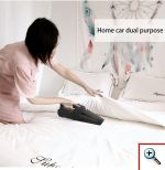 Carsun TURBO Ηλεκτρικό Σκουπάκι Στερεών, Τρόμπα Αέρος 12V με Επαναχρησιμοποιούμενο Φίλτρο, Φωτισμό LED & Οθόνη Ελέγχου Πίεσης - C1859-1