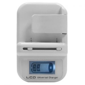 Ψηφιακός Φορτιστής Μπαταρίας Κινητών Τηλεφώνων με LCD Οθόνη και Θύρα USB