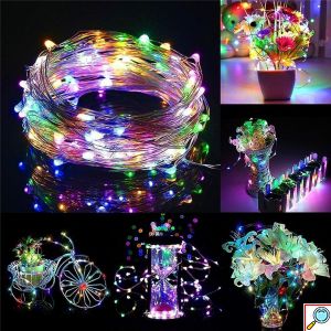 Χριστουγεννιάτικα Λαμπάκια 280 LED 19m RGB Πολύχρωμου Φωτισμού