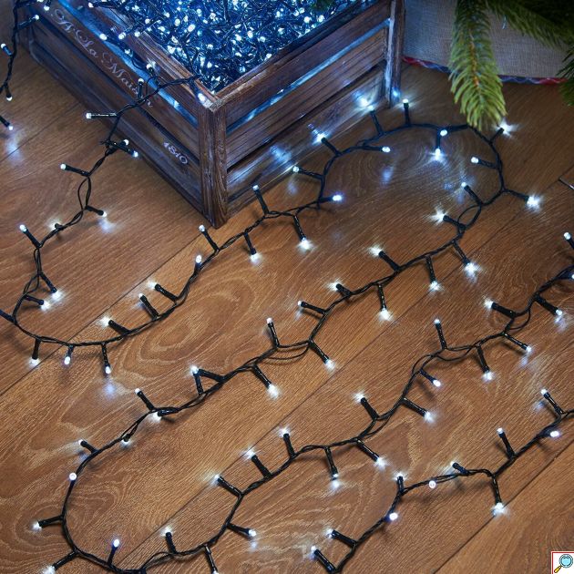 Χριστουγεννιάτικα Λαμπάκια 13.95m με 280 LED Λευκού Φωτισμού, IP44