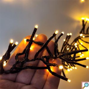 Χριστουγεννιάτικα Λαμπάκια 15m με 1000 LED Θερμού Λευκού Φωτισμού, IP44