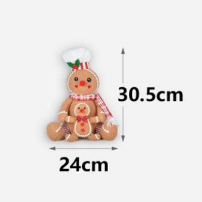 Χριστουγεννιάτικη Κούκλα Gingerbread Σεφ 24×30.5cm 