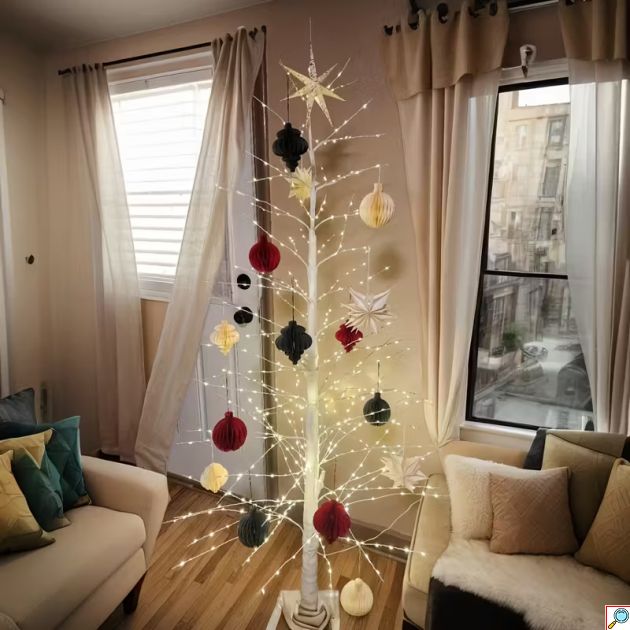 Χριστουγεννιάτικο Φωτιζόμενο Δέντρο LED 150 cm - 480 LED Ψυχρού Λευκού Φωτισμού