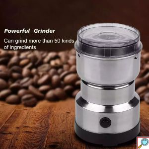 RAF Ηλεκτρικός Μύλος Καφέ 300W με Χωρητικότητα 50gr Ασημί