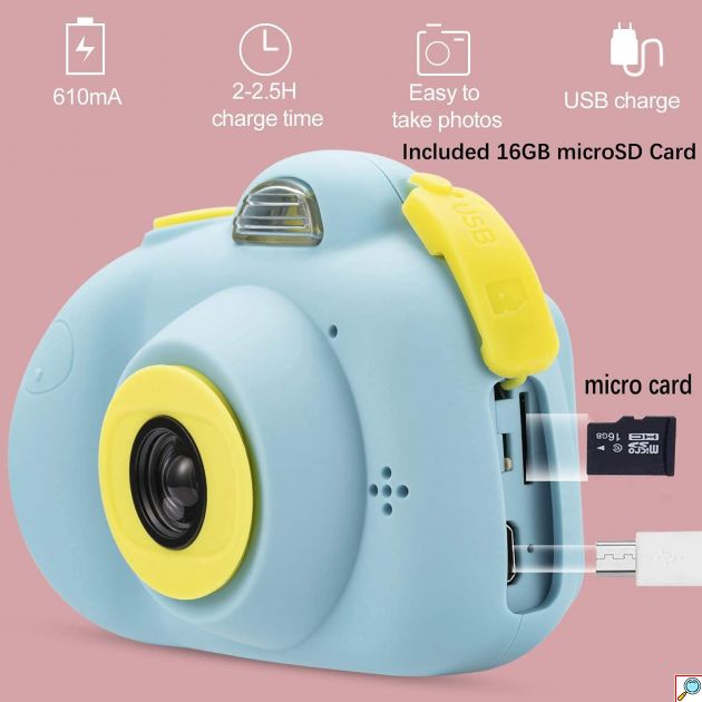 Compact Παιδική Φωτογραφική Μηχανή 3 MP με Οθόνη 2