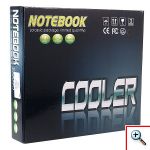 Διάφανη Βάση Ψύξης & Στήριξης Laptop CoolerPad με Ανεμιστήρα 160mm και Μπλε Φωτισμό led