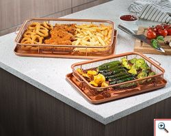 Cripsy Tray - Ταψί για Τηγάνισμα Χωρίς Λάδι στο Φούρνο ή στη Ψησταριά 