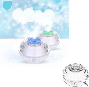 USB Υγραντήρας Χώρου LED και Συσκευή Αρωματοθεραπείας με Τεχνολογία Υπερήχων - Crystal Air Humidifier