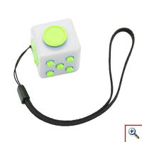 Anti Stress Fidget Cube Αγχολυτικός Κύβος με λουράκι - Παιχνίδι Ζάρι Ανακούφισης Στρες