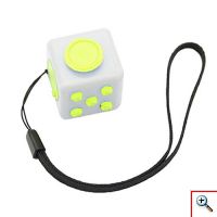 Anti Stress Fidget Cube Αγχολυτικός Κύβος με λουράκι - Παιχνίδι Ζάρι Ανακούφισης Στρες